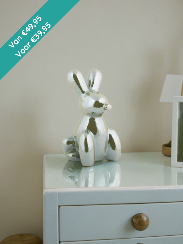Urn Balloon Bunny - Groen